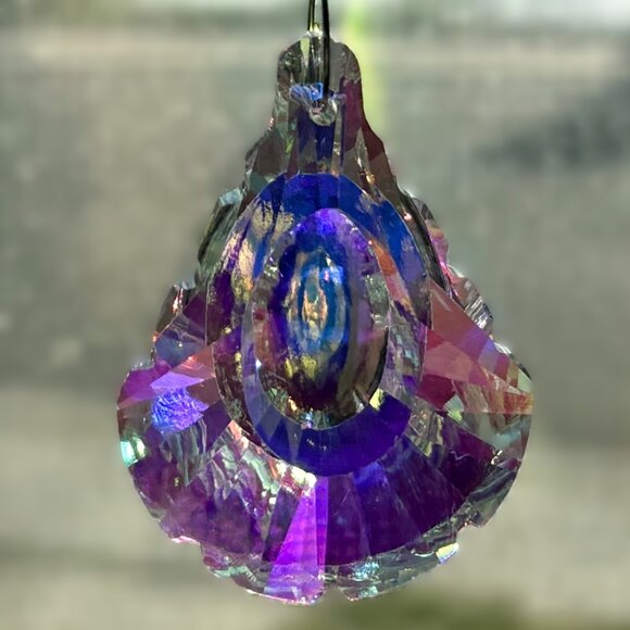 Silver Tree of Life Iridescent Crystal Prism Suncatcher Window Sun Hanging New - Picture 5 of 7